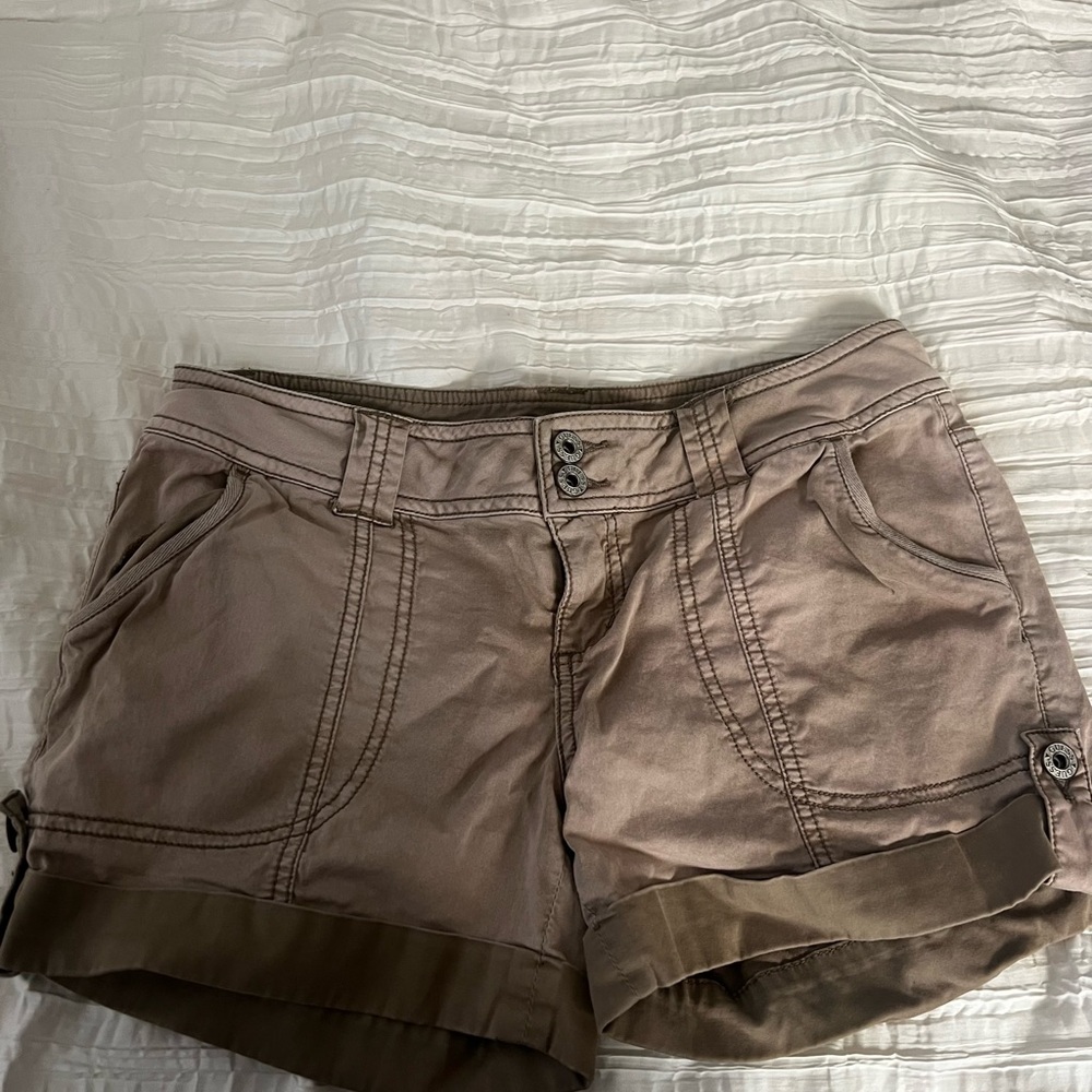 Guess Women's Taupe Cargo Shorts